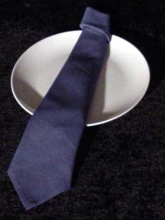 Składanie serwetek - krawat
