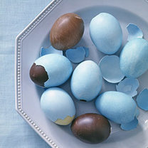 czekoladowe jajka w skorupkach
