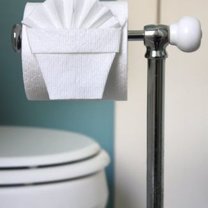 origami z papieru toaletowego