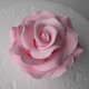 róża z lukru plastycznego