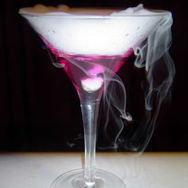 dymiące martini na Halloween