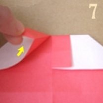 Robienie pierścionka origami 7