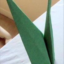 tulipan origami - krok 11