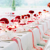 Dekoracje stołu weselnego
