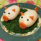Jajka faszerowane dla dzieci - świnki