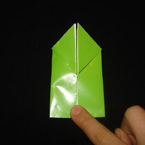 Żaba origami krok 13