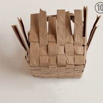 koszyczek z papieru - krok 10
