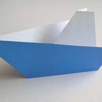 łódka origami
