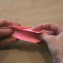 zajączek origami - krok 15