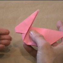 zajączek origami - krok 18