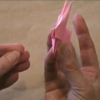 zajączek origami - krok 20