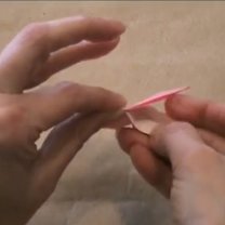 zajączek origami - krok 26