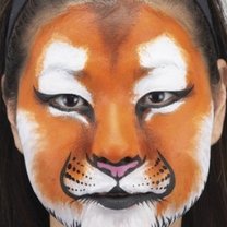 malowanie buziek tygrys - krok 4