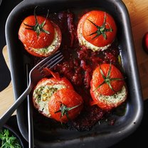 pomidory faszerowane serem ricotta