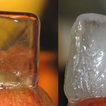 triki kuchenne - transparentne kostki lodu