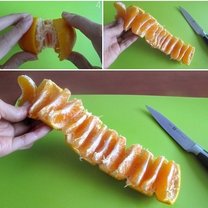 szybkie obieranie pomarańczy