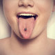 pierced tongue