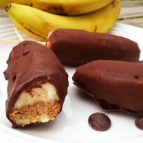 banany w czekoladzie