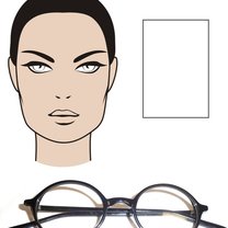 okulary dla twarzy prostokątnej/podłużnej