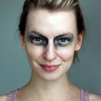 makijaż zombie - krok 1