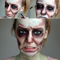 makijaż zombie - krok 4