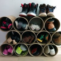 sposoby przechowywania butów - krok 1