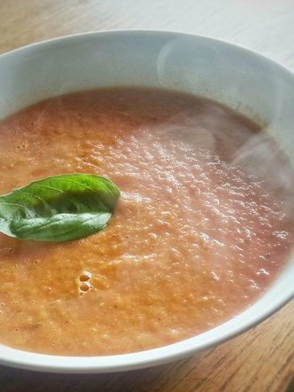 zupa z pieczonych pomidorów