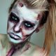 makijaż na Halloween zombie